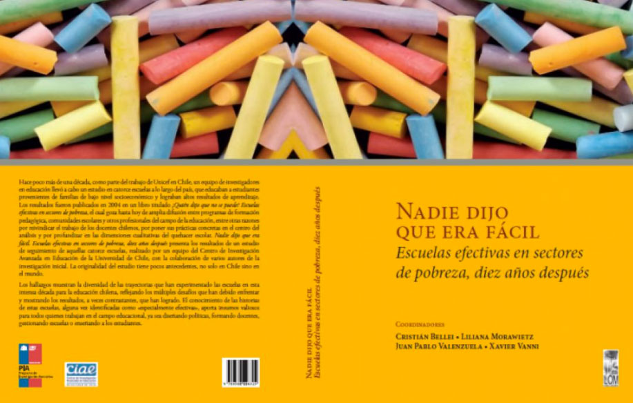 [Libros] Nadie dijo que era fácil. Escuelas efectivas en sectores de pobreza, diez años después