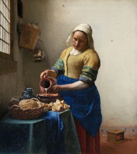 Johannes Vermeer (1632-1675) Pintando con la luz