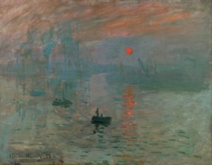 Claude Monet manchas de paisaje