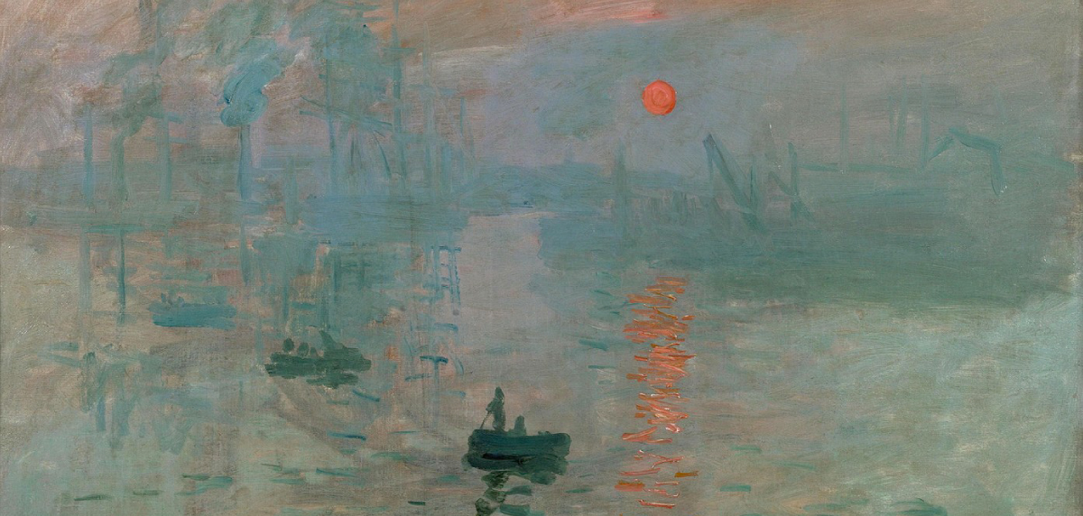 Claude Monet manchas de paisaje