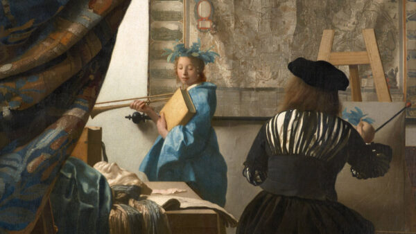 Johannes Vermeer (1632-1675) Pintando con la luz