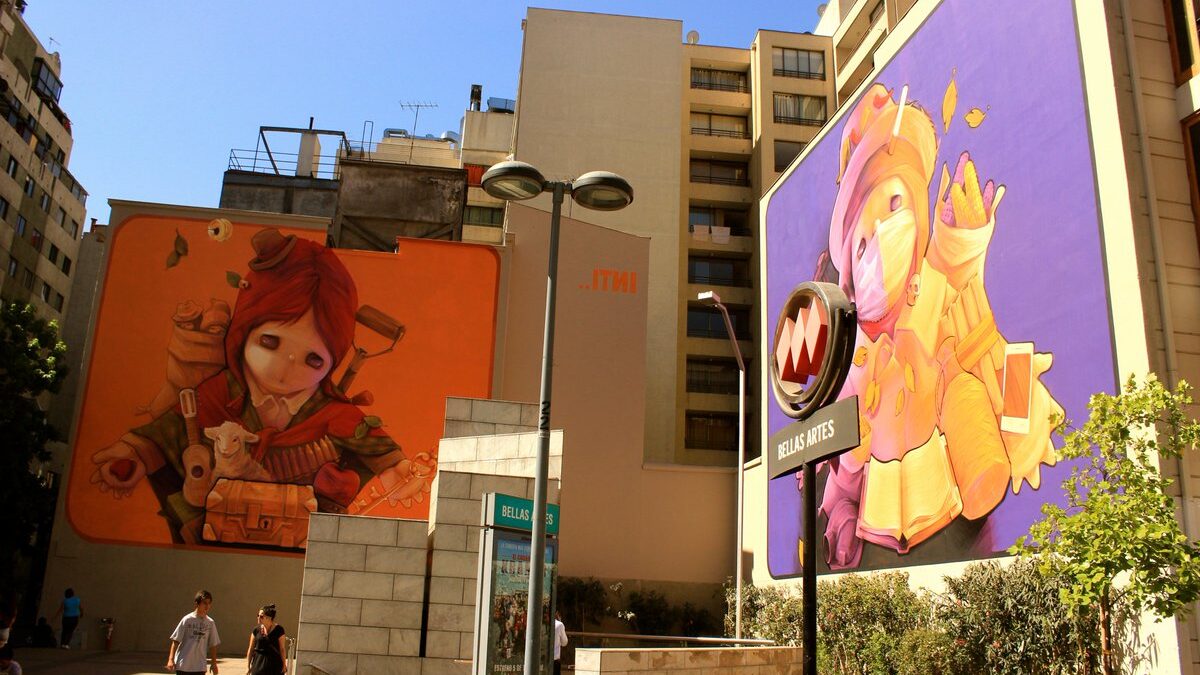 Recorrido artístico (y gratis) por Santiago