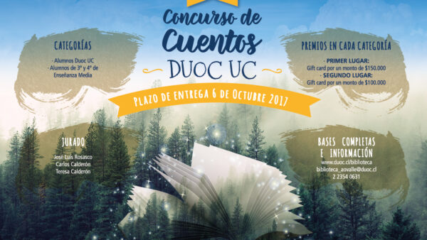 Duoc UC organiza concurso de Cuentos
