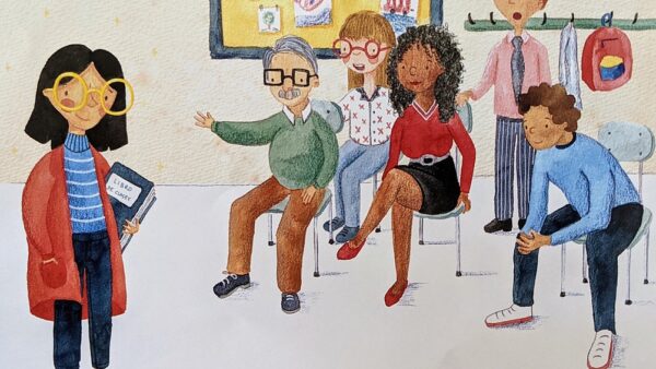 Un homenaje a los profesores: “Nos hechiza con su tiza”