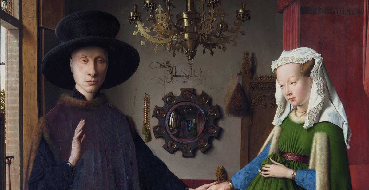 Jan Van Eyck: Retrato de Giovanni Arnolfini y su esposa