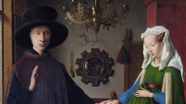 Jan Van Eyck: Retrato de Giovanni Arnolfini y su esposa