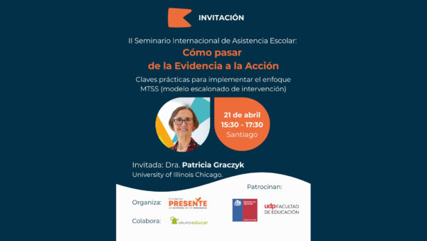Seminario internacional abordará cómo mejorar la asistencia escolar