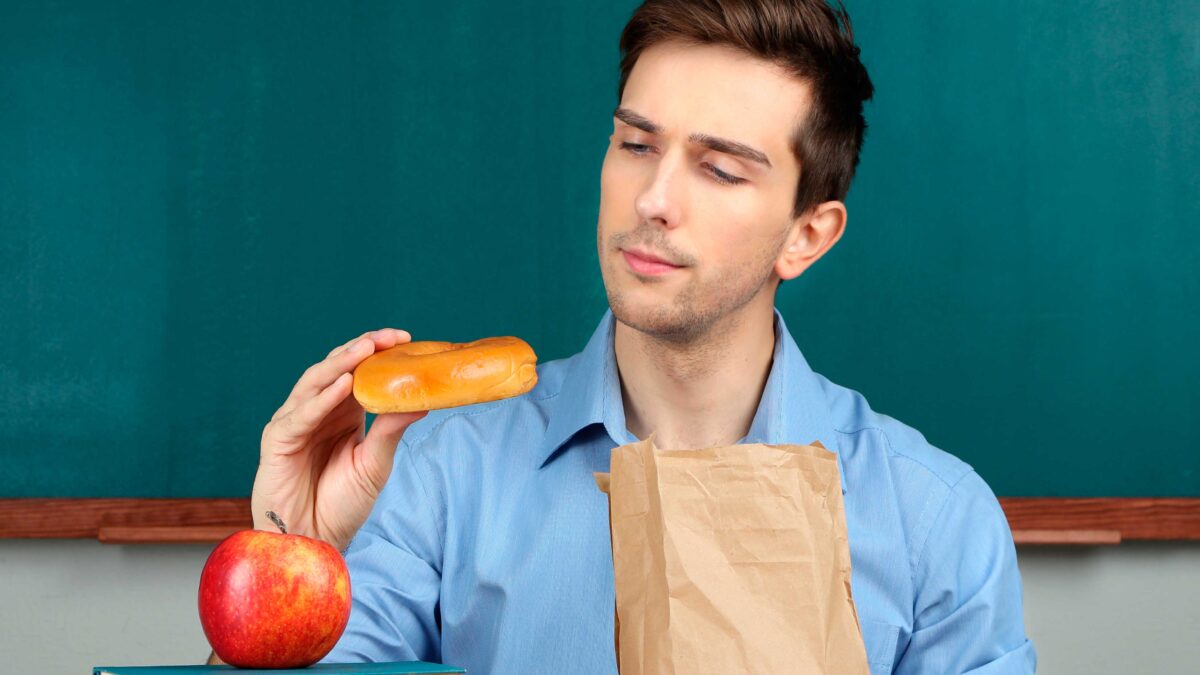 ¿Cómo debería alimentarse un profesor?