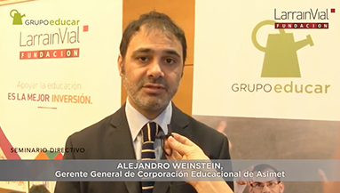 Entrevista Alejandro Weinstein – Seminario “En búsqueda del Liderazgo Directivo”