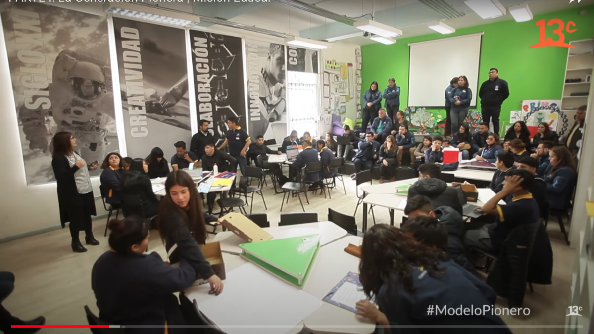 Canal 13c realiza programa Misión Educar sobre casos de éxito