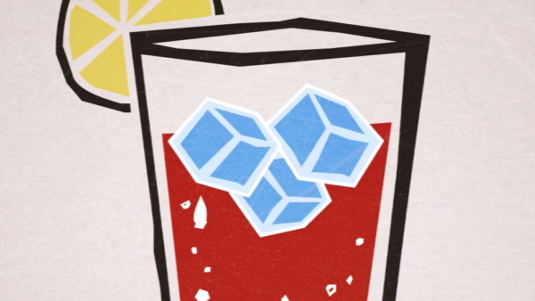 ¿Por qué el hielo flota en el agua?
