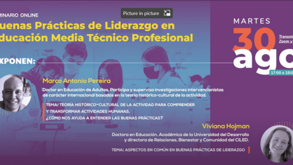 CILED UDD: Seminario Buenas Prácticas de Liderazgo en Educación Media Técnico Profesional